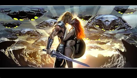 he man and teela masters of the universe fantasy love