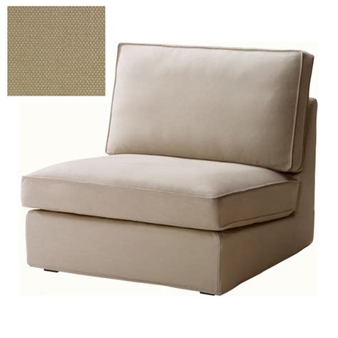 ikea kivik   seat sofa slipcover  seat chair cover dansbo beige section