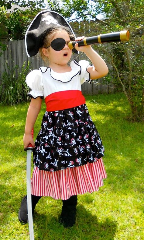 handmade pirate girls costume dress  size