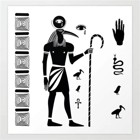 Buy The Ancient Egyptian God Thoth With The Head Of An