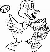 Duck Easter Basket Coloring Pages Duckling Clipart Clip Cliparts Baskets Activities Muscovy Print Collection Library Webstockreview Kids Book Gif sketch template