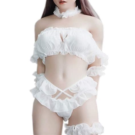 2019 sexy anime cute cat cosplay costume womens sexy open chest