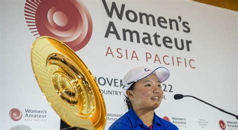 huang emerges from the rain as women s amateur asia pacific champion