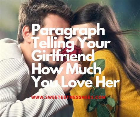 How To Tell Your Girlfriend You Love Her In A Paragraph Slideshare