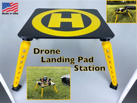 drone landing pad station etsy