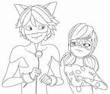 Ladybug Miraculous Coloring Pages Noir Cat Plagg Chat Drawing Para Et Coloriage Colorear Katica Popular Step sketch template