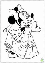 Minnie Daisy Coloring Pages Mouse Getcolorings Printable Color sketch template