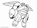 Coloring Hero Big Pages Bay Max Printable Kids Adults Bettercoloring sketch template