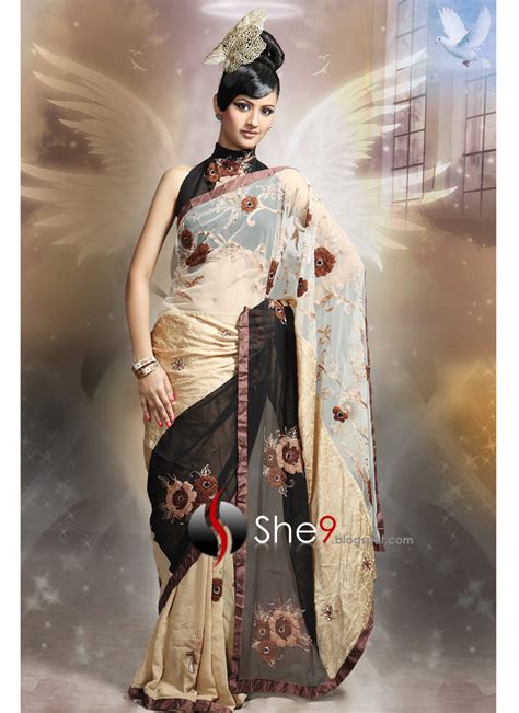 Butterfly Saree Latest Butterfly Fashion Saree Designs ~ She9