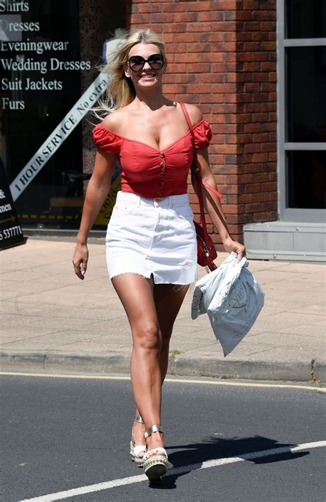 Christine Mcguinness Sexy Braless Next To Post Office 40