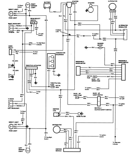 ford bronco solenoid wiring diagram