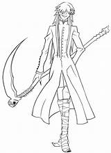 Reaper Grim Butler Undertaker Designlooter sketch template
