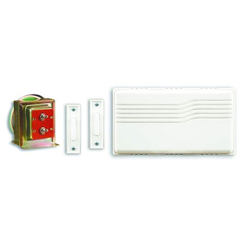 shop utilitech white doorbell kit  lowescom