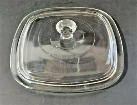 Pyrex Corning Ware Square Glass Lid P 7 C Replacement Lid Only