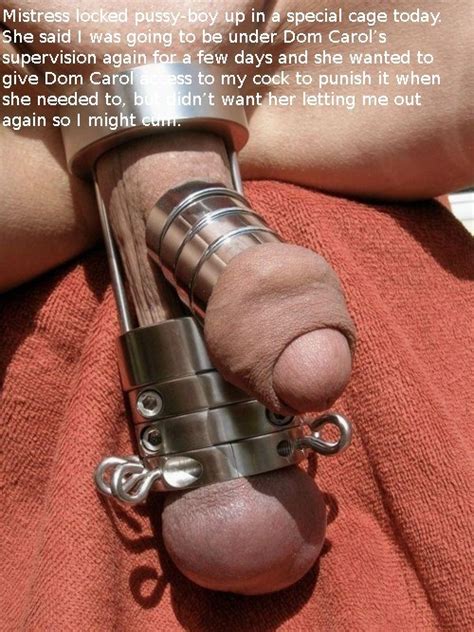 real chastity captions