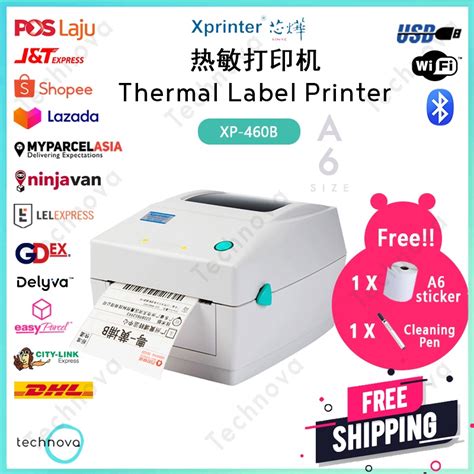 xp ba thermal printer shipping label printer air waybill barcode consignment note