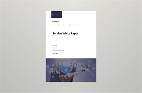 professional white paper template examples