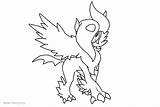 Eevee Coloring Pages Pokemon Evolutions Printable Kids sketch template