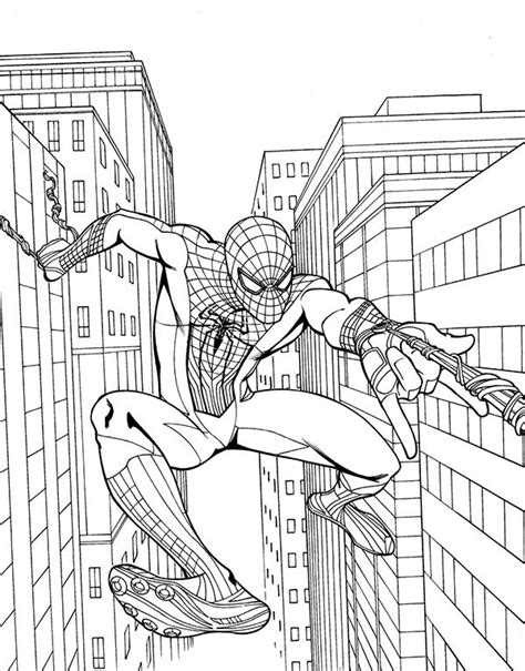 amazing spiderman coloring pages  printable coloring