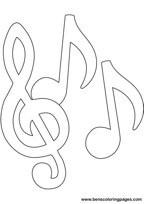 notes coloring pages