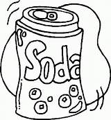 Coke Drawing Coloring Soda Pages Getdrawings sketch template