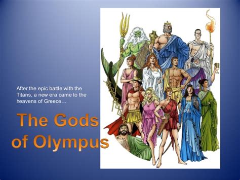 Greek Gods Of Olympus