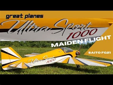 great planes ultra sport  maiden day aug   youtube