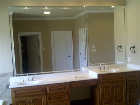 beveled glass mirror trim home design ideas