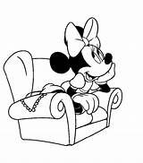 Mouse Coloring Minnie Pages Printable Coloringme sketch template