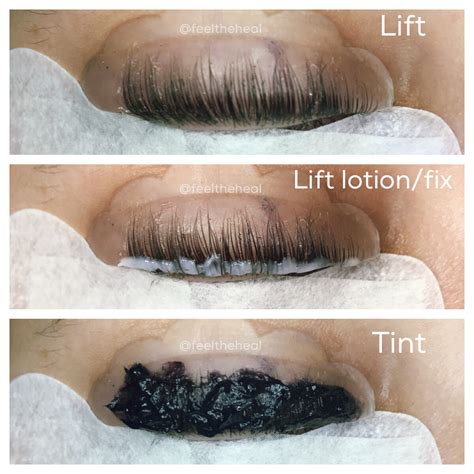 lift  tint process  shields  atfeeltheheal eyelash perm