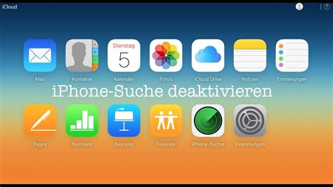 mein iphone suchen deaktivieren unter ios youtube