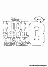 Musical School High Coloring Pages Print Printable Highschoolmusical Worksheets Kids Educationalcoloringpages sketch template