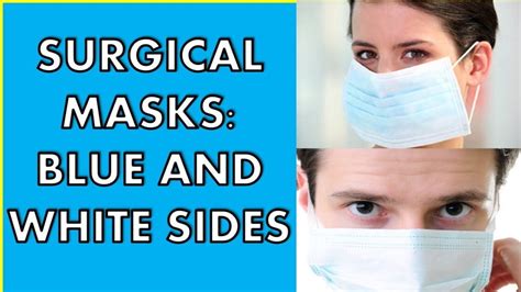 wear face mask properly blue white prevents  spread  disease