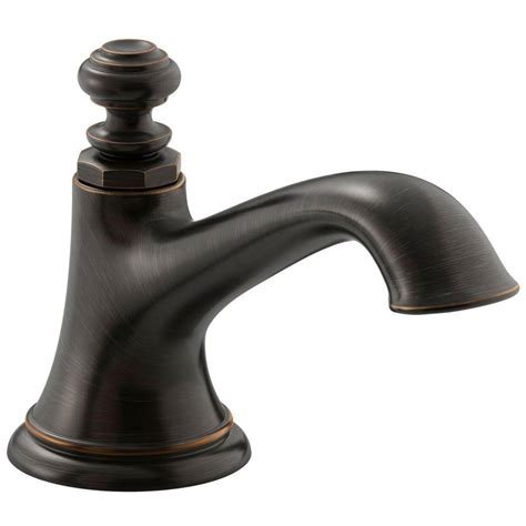 kohler bancroft wall mount bath spout  oil rubbed bronze valve  included   bz