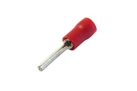 red insulated cable lugs pin type mm pack   ptv qahraba
