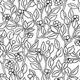 Floral Pattern Vector Seamless Stock Monochrome Coloring Texture Drawn Hand Illustration Decorative Flowers Book Depositphotos Leezarius sketch template