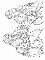 Barbie Coloring Three Pages Musketeers Printable Bright Colors Favorite Color Choose Girl sketch template