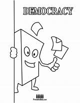 Democracy sketch template