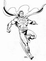 Superman Byrne John Comics Comic Steel Man Coloring 1980 Vintage Week Terry Austin sketch template