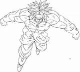 Broly Goku Ssj4 Legendario Ssj Source sketch template