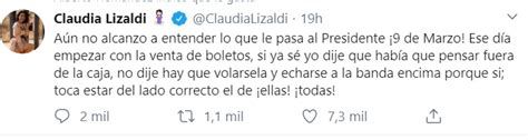 “no Alcanzo A Entender Qué Le Pasa Al Presidente” Claudia