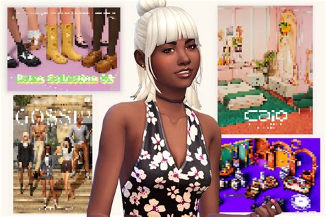 olztwobloggse sims  custom content pack