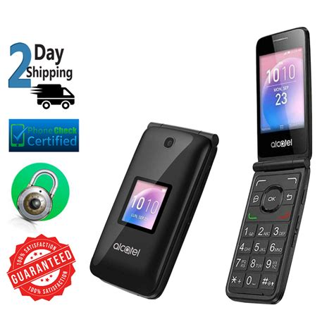 Alcatel Go Flip V 4051s 8gb Black Verizon 4g Lte Flip Phone Ebay