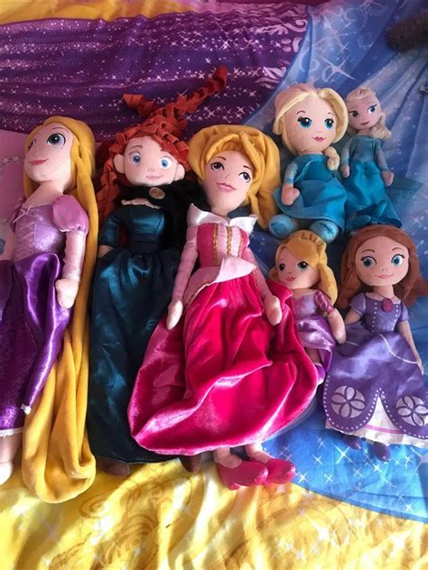 disney princess plush dolls  stevenston north ayrshire gumtree
