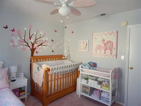 Scarlett S Gray And Pink Nursery Project Nursery