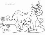 Kuh Malvorlage Malvorlagen Kleurplaat Koe Kleurplaten Boerderij Tiere Kinderbilder Te Kleinkinder Großformat öffnen Bauernhof sketch template