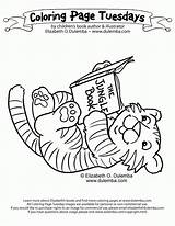 Coloring Pages Baby Boyfriend Cute Tiger Read Tigers Library Dulemba Popular Tuesdays Getcolorings Clipart March sketch template