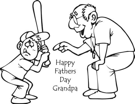 fathers day coloring pages  grandpa fathers day coloring page