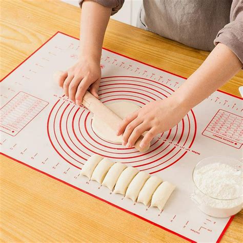 silicone baking mats extra large pastry mat  rolling dough  stick baking mat