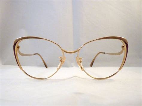 80s cat eye golden frames grandma style ellebi nordic vintage